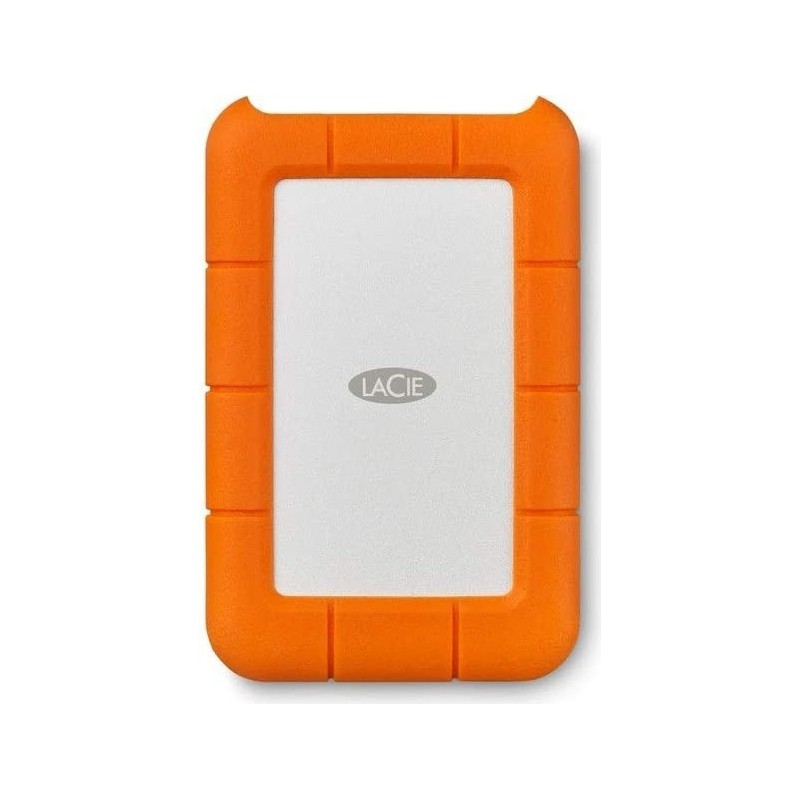 LaCie Rugged USB-C STFR5000800 - Festplatte - 5 TB - extern (tragbar) - USB 3.1 Gen 1 (USB-C Steckverbinder) - mit 2-jähriger W