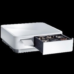 Star mPOP, USB-C, Bluetooth, schwarz Kassenlade-Bondrucker-Kombination, Frontöffnung, Maße (BxHxT): 308x100x300mm, Einsatz: 4 S