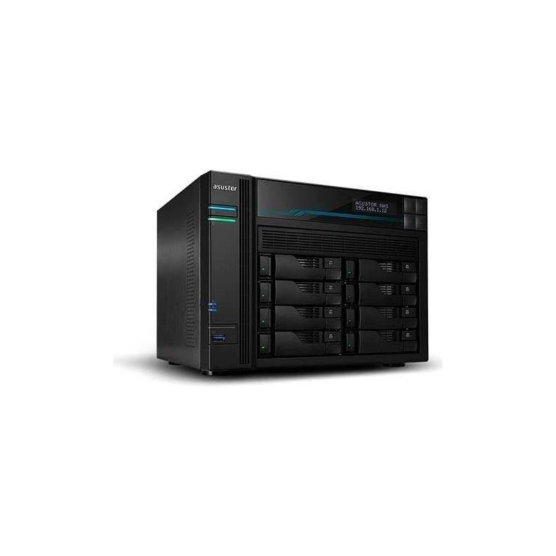 Asus NAS Asustor Lockerstor 8 AS-6508T 0/8HDD/SSD 2.5/3.5+2xM.2 NvMe 90-AS6508T00-MD30 (AS6508T)