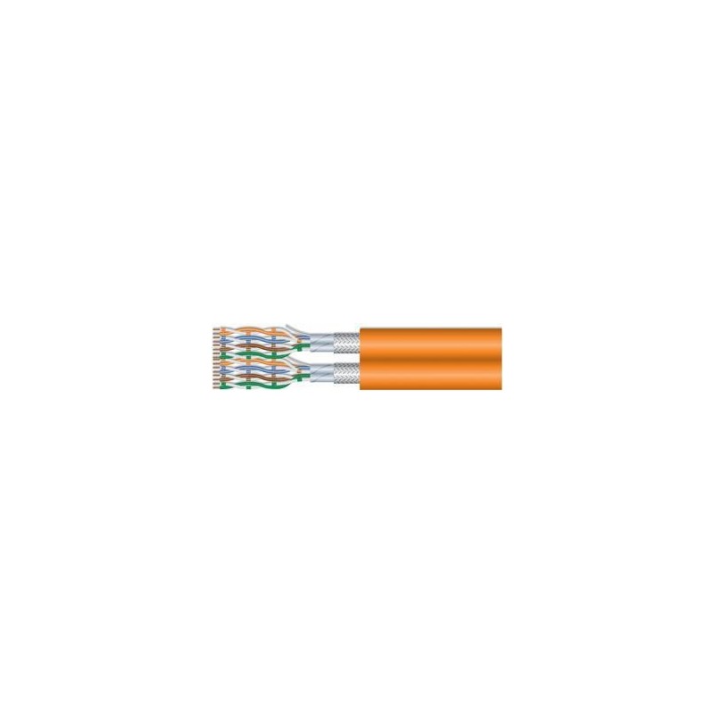 equip Pro - Bulkkabel - 500 m - SFTP -Cat.7 Rohkabel - halogenfrei, robust - orange, RAL 2003