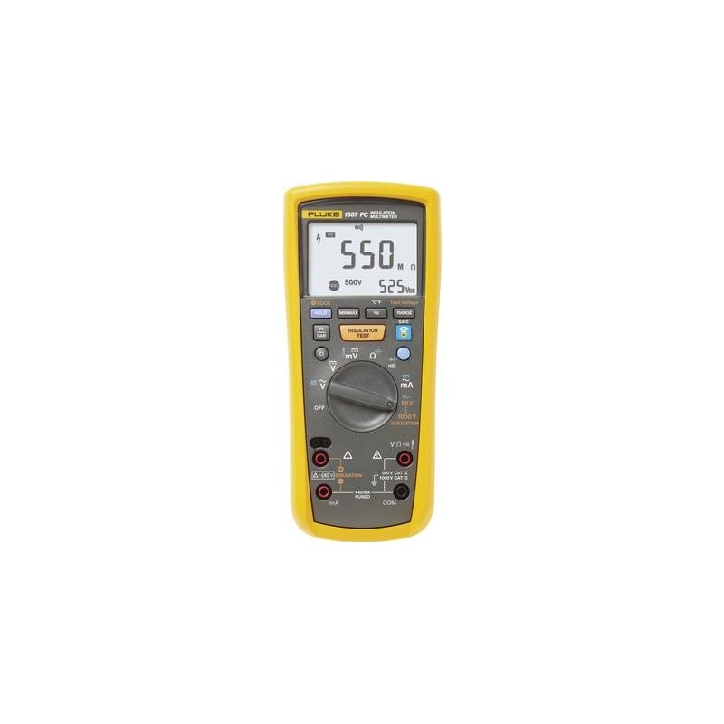 Fluke 1587 FC Isolationsmessgerät 50 V, 100 V, 250 V, 500 V, 1000 V 2 G (4691215)