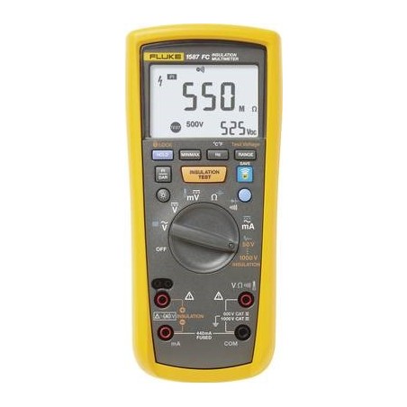 Fluke 1587 FC Isolationsmessgerät 50 V, 100 V, 250 V, 500 V, 1000 V 2 G (4691215)