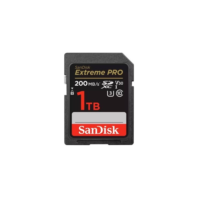 WESTERN DIGITAL EXTREME PRO 1TB SDHC MEMORY CARD 200MB/S 140MB/S UHS-I CLASS (SDSDXXD-1T00-GN4IN)