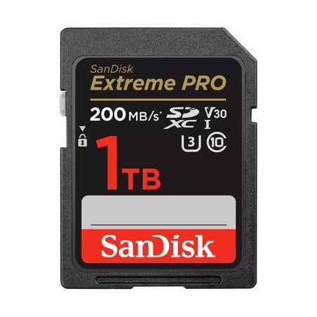WESTERN DIGITAL EXTREME PRO 1TB SDHC MEMORY CARD 200MB/S 140MB/S UHS-I CLASS (SDSDXXD-1T00-GN4IN)