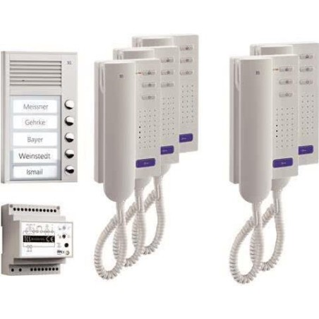 TCS Türsprechanlagen-Set PPA05-EN/02 pre pack5 AP 5Teilnehmer (PPA05-EN/02)
