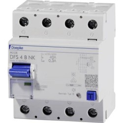 Doepke Schaltgeräte GmbH FI-Schutzschalter allstromsensitiv DFS4 063-4/0.03-B 4polig 63/0.03A (09144995)
