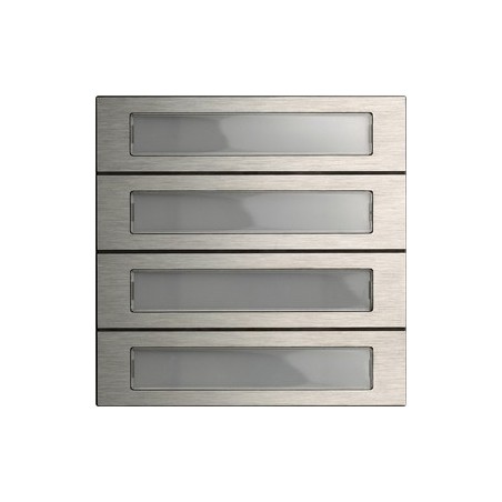 GIRA 5534920. Produkttyp: Call button module, Produktfarbe: Edelstahl, Markenkompatibilität: GIRA. Breite: 106,5 mm, Höhe: 106,