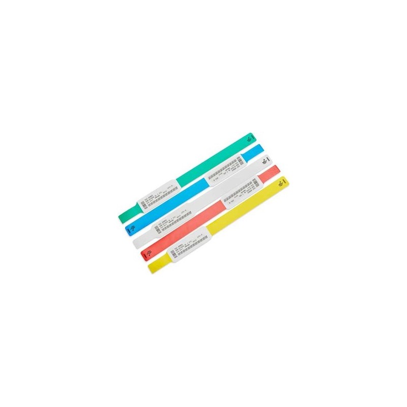 Zebra Z-Band UltraSoft - Kunststoff - permanenter Gummiklebstoff - pink - 25 x 152 mm 1800 Stck. (6 Rolle(n) x 300) Kleinkind-A