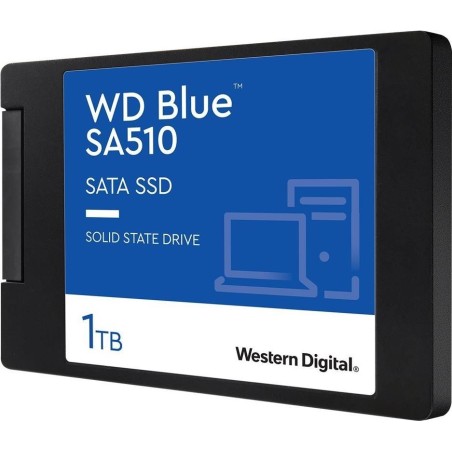 WD Blue SA510 - SSD - 1TB - intern - 2.5" (6,4 cm) - SATA 6Gb/s (WDBB8H0010BNC-WRSN)