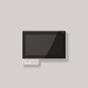 Siedle A 180-10 W Siedle Axiom z.Wandmontage Signalweiß (210005918-00)