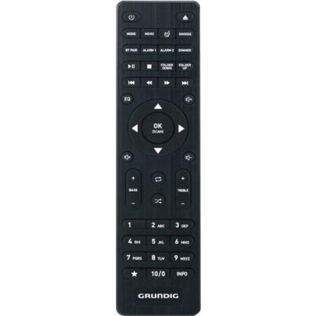 Grundig CMS 5000 BT DAB+ WEB - Microsystem - 2 x 50 Watt - Schwarz