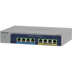 Netgear MS108UP 8-Port Ultra60 PoE++ Multi-Gigabit (2.5G) Ethernet Unmanaged Switch mit 230W PoE-Budget 1G/2,5G-Ports, Desktop/