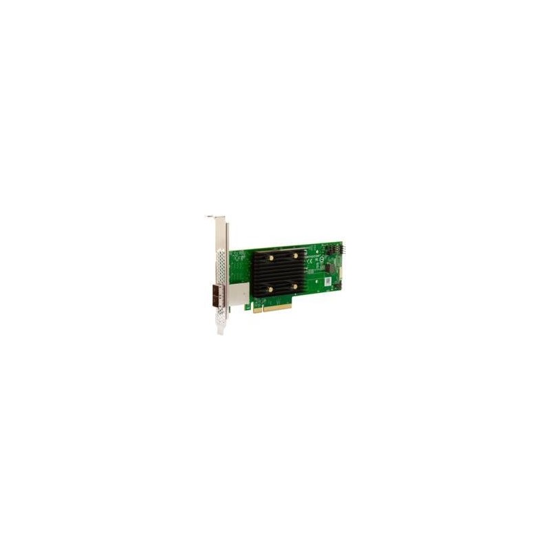 Broadcom HBA 9500-8e Tri-Mode - Speicher-Controller - 8 Sender/Kanal - SATA 6Gb/s / SAS 12Gb/s / PCIe 4,0 (NVMe) - PCIe 4,0 x8