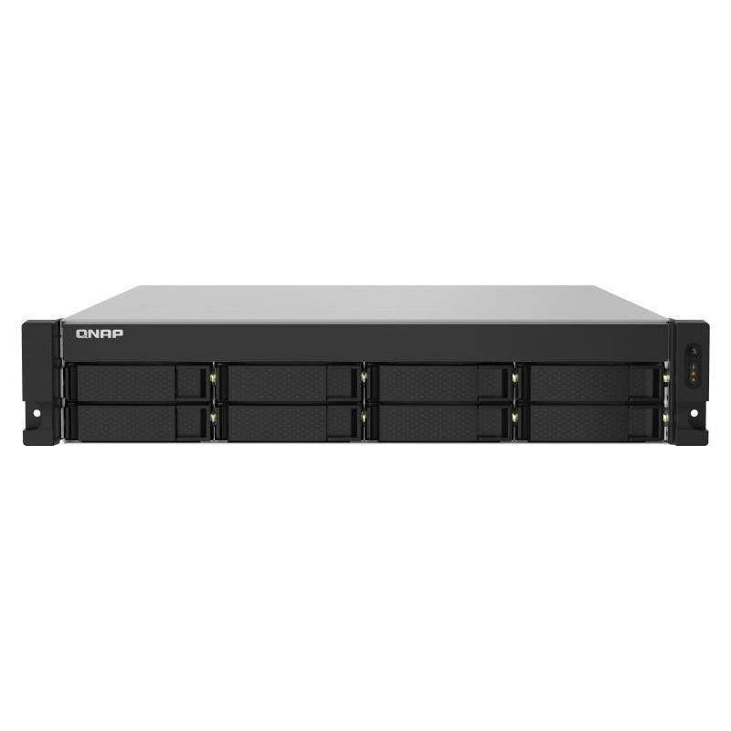 QNAP TS-832PXU - NAS-Server - 8 Schächte - Rack - einbaufähig - SATA 6Gb/s - RAID 0, 1, 5, 6, 10, 50, JBOD, 60 - RAM 4 GB - Gig