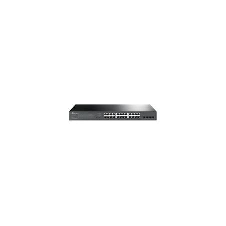 TP-Link JetStream TL-SG2428P - Switch - Smart - 24 x 10/100/1000 (PoE+) + 4 x SFP - an Rack montierbar - PoE+ (250 W) (TL-SG242