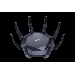 ASUS RT-AX89X - Wireless Router 8-Port-Switch - 10GbE - WAN-Ports: 2 - Wi-Fi 6 - Dual-Band (90IG04J1-BM3010)