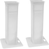 EUROLITE 2x Stage Stand variabel inkl. Cover und Tasche, weiß (32000050)