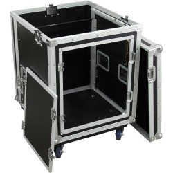 ROADINGER Spezial-Kombi-Case Profi, 10HE mit Rollen (3010999N)