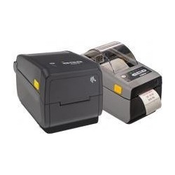 Zebra ZD411-HC, 8 Punkte/mm (203dpi), RTC, USB, USB-Host, BT (BLE), Ethernet, EPLII, ZPLII, Kit (USB), weiß Etikettendrucker, H