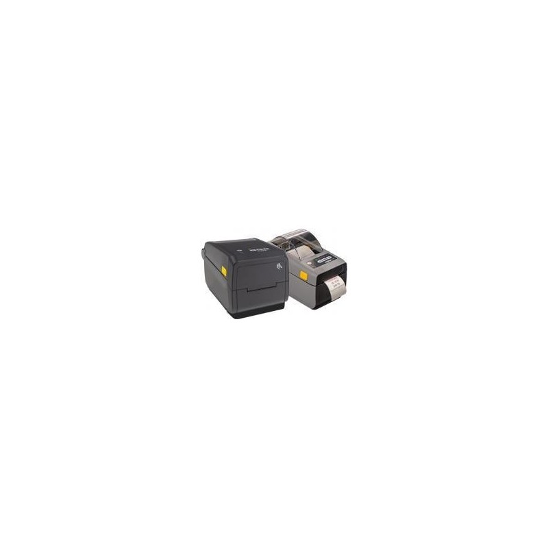 Zebra ZD411-HC, 8 Punkte/mm (203dpi), RTC, USB, USB-Host, BT (BLE), Ethernet, EPLII, ZPLII, Kit (USB), weiß Etikettendrucker, H