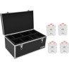 EUROLITE Set 4x AKKU TL-3 TCL weiß + Case TDV-1 (20000651)