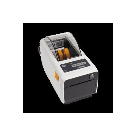 Zebra ZD411-HC, 12 Punkte/mm (300dpi), RTC, USB, USB-Host, BT (BLE), Ethernet, EPLII, ZPLII, Kit (USB), weiß Etikettendrucker,