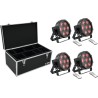 EUROLITE Set 4x LED SLS-7 HCL Floor + Case TDV-1 (20000629)