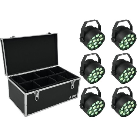 EUROLITE Set 6x LED PARty TCL Spot + Case TDV-1 (20000627)