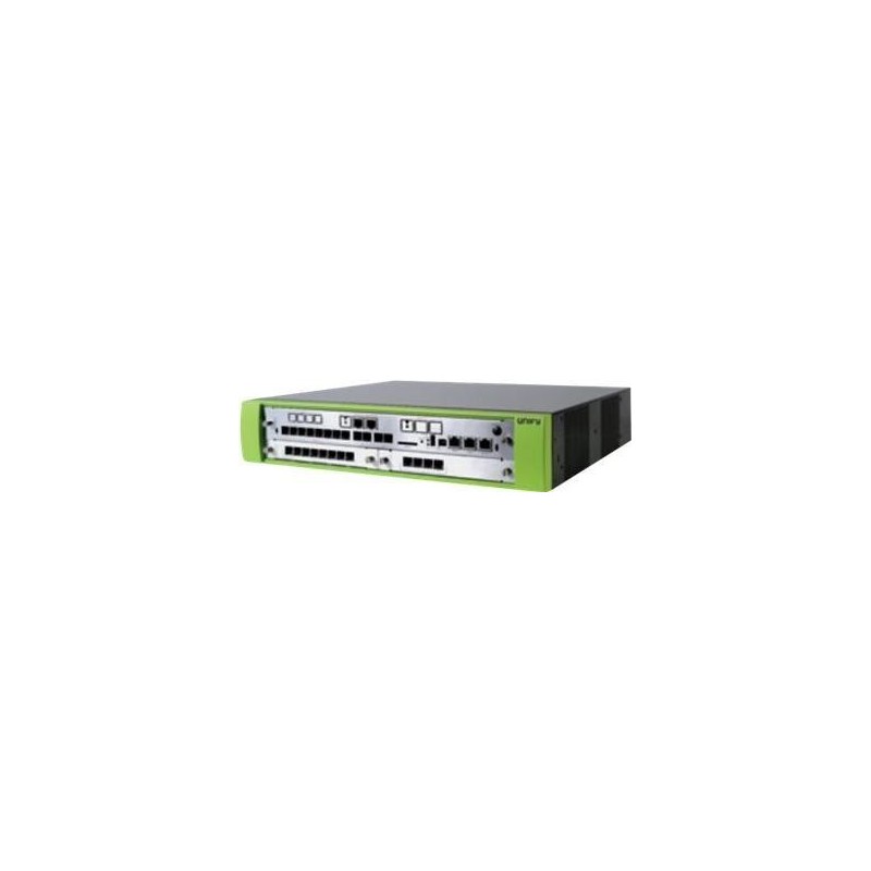 Unify OpenScape Business X3R - PBX-Basischassis - Rack montierbar - Grau, grün - 2U - für OpenScape Business X3R - nur Gehäuse