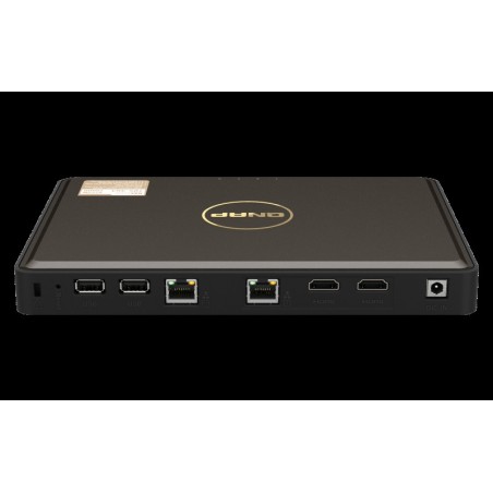 QNAP TBS-464 NASbook - NAS-Server - 4 Schächte - RAID 0, 1, 5, 6, 10 - RAM 8 GB - 2.5 Gigabit Ethernet - iSCSI Support