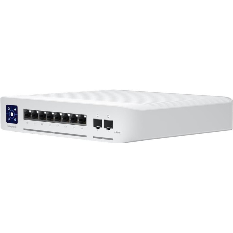 Ubiquiti UniFi Enterprise - Switch - L3 - managed - 8 x 10/100/1000/2.5G (PoE+) + 2 x 1 Gigabit/10 Gigabit SFP+ (Uplink) - Desk