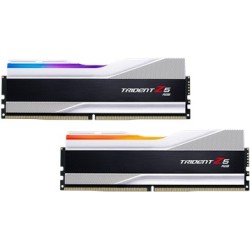 G.Skill Trident Z5 RGB - DDR5 - Kit - 32GB: 2 x 16GB - DIMM 288-PIN - 6000 MHz / PC5-48000 - CL36 - non-ECC - metallisch silber