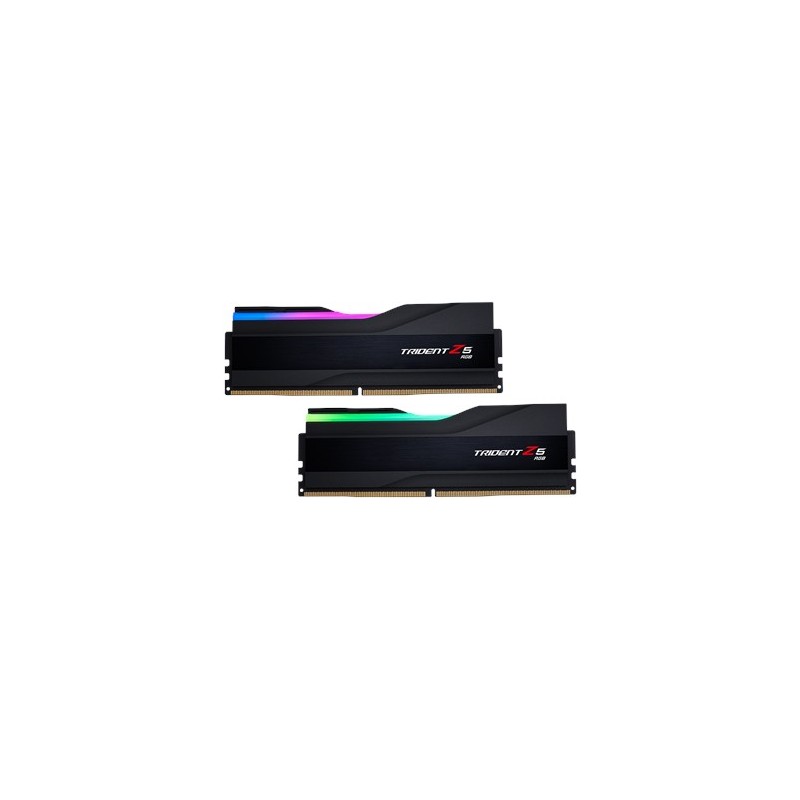 G.Skill Trident Z5 RGB - DDR5 - Kit - 32GB: 2 x 16GB - DIMM 288-PIN - 5600 MHz / PC5-44800 - CL40 - non-ECC - mattschwarz (F5-5