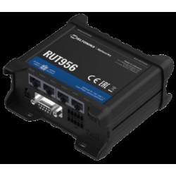 Teltonika RUT956 - Router für Mobilfunknetz - Schwarz - Aluminium - Kunststoff - DIN-Schiene - Industriell - Schnelles Ethernet