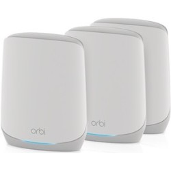 NETGEAR Orbi RBK763S - WLAN-System (Router, 2 Extender) - Netz - GigE - 802,11a/b/g/n/ac/ax - Tri-Band (RBK763S-100EUS)