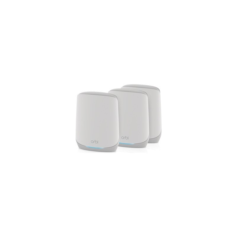 NETGEAR Orbi RBK763S - WLAN-System (Router, 2 Extender) - Netz - GigE - 802,11a/b/g/n/ac/ax - Tri-Band (RBK763S-100EUS)