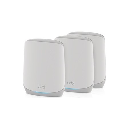 NETGEAR Orbi RBK763S - WLAN-System (Router, 2 Extender) - Netz - GigE - 802,11a/b/g/n/ac/ax - Tri-Band (RBK763S-100EUS)