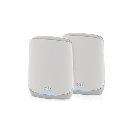 Netgear RBK762S Orbi WiFi 6 Tri-Band 2-Set mit Mesh-Router RBR760 + Satellit-Repeater RBS760, bis zu 464 m2 Abdeckung, AX5400 m