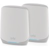 Netgear RBK762S Orbi WiFi 6 Tri-Band 2-Set mit Mesh-Router RBR760 + Satellit-Repeater RBS760, bis zu 464 m2 Abdeckung, AX5400 m