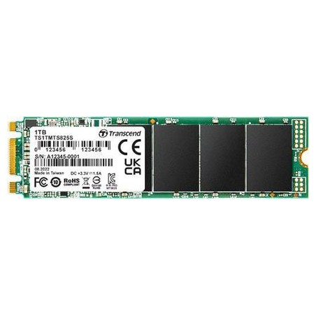 TRANSCEND 1TB M.2 2280 SSD SATA3 B+M Key TLC (TS1TMTS825S)