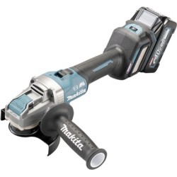 MAKITA GA041G - Akku-Winkelschleifer (40V | XGT | 125mm Scheibendurchmesser | inkl. 2x Akku, Ladegerät, Transportkoffer & Schru