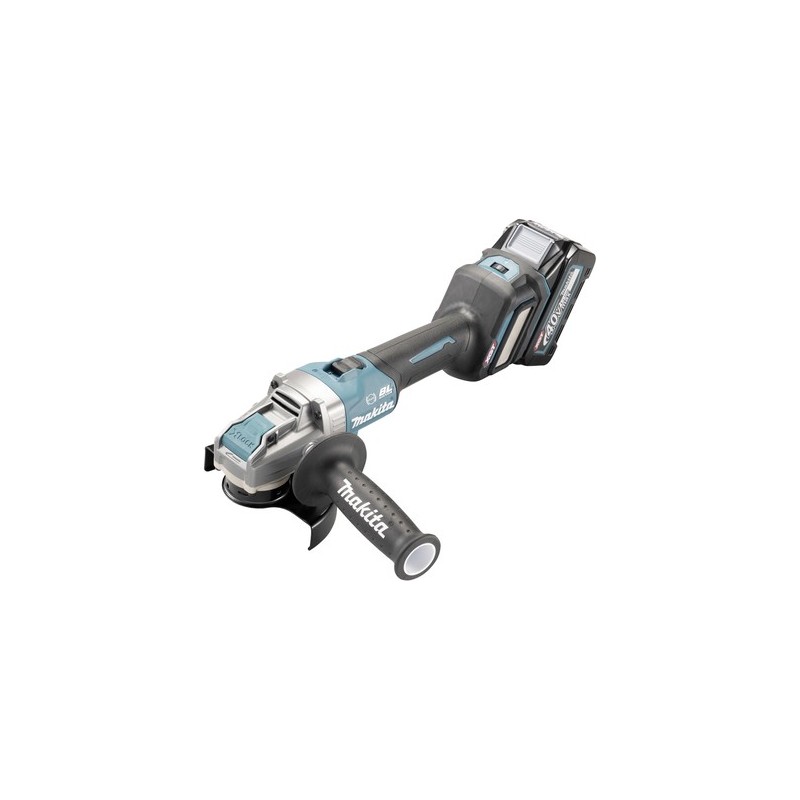 MAKITA GA041G - Akku-Winkelschleifer (40V | XGT | 125mm Scheibendurchmesser | inkl. 2x Akku, Ladegerät, Transportkoffer & Schru