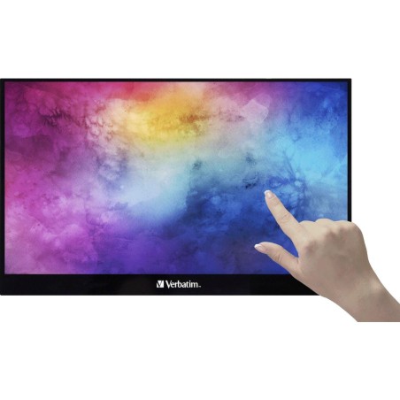 Verbatim 49593 Computerbildschirm 43,9 cm (17.3" ) 1920 x 1080 Pixel Full HD Touchscreen Schwarz Energieklasse A (49593)