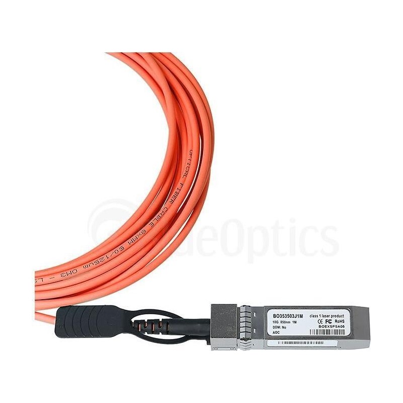 Dell EMC AOC-Q56DD-400G-3M kompatibles Aktives Optisches Kabel (AOC) als 400 Gigabit Variante, mit QSFP-DD auf QSFP-DD Verbindu