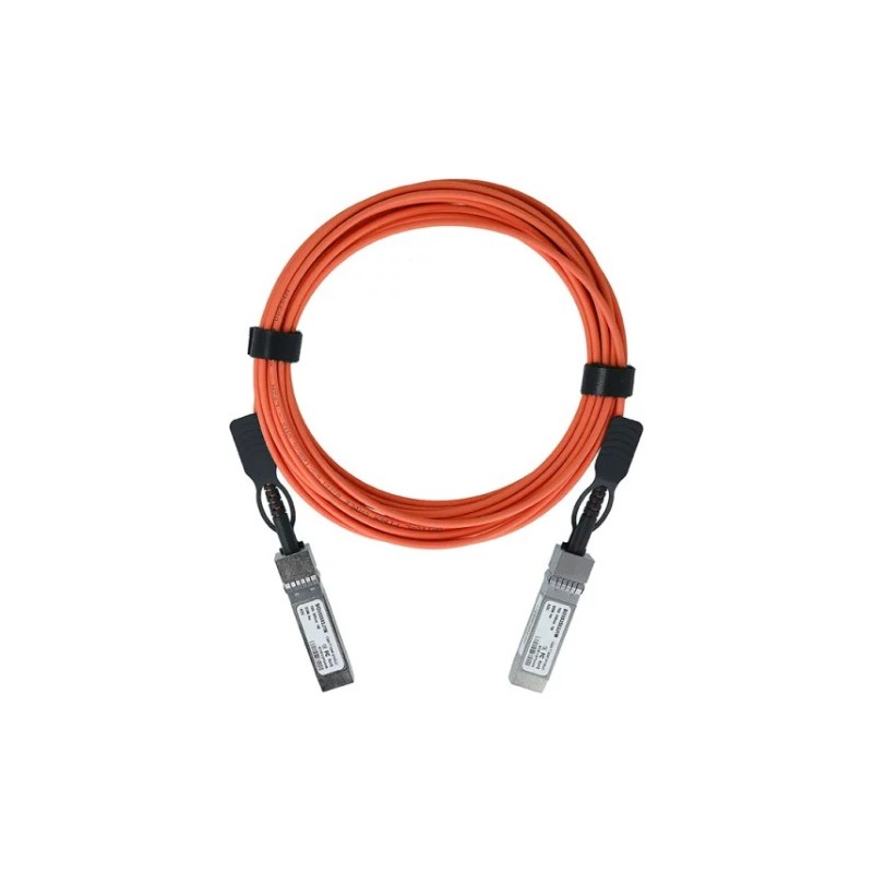 Cisco QDD-400-AOC3M kompatibles Aktives Optisches Kabel (AOC) als 400 Gigabit Variante, mit QSFP-DD auf QSFP-DD Verbindung, für