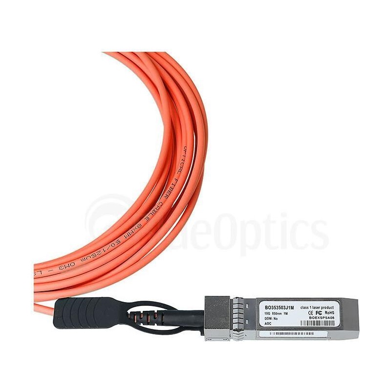 Juniper QDD-400G-AOC-3M kompatibles Aktives Optisches Kabel (AOC) als 400 Gigabit Variante, mit QSFP-DD auf QSFP-DD Verbindung,
