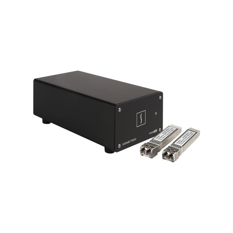 Sonnet Twin25G - Eingebaut - Kabelgebunden - Thunderbolt 3 - Faser - 25000 Mbit/s - Schwarz (TWIN25G-TB)