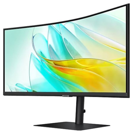 Samsung Serie 6 - Curved Monitor 84cm/34" (3440x1440) - 100Hz - 5ms - HDMI - USB-C - black Energieklasse G (LS34C652UAUXEN)