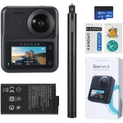 Kandao QooCam 3 360 Action Camera - Travel Combo (Q23G-02)
