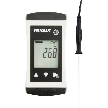 VOLTCRAFT PTM 100 + TPT-205 Temperatur-Messgerät -200 - 450 C Fühler-Typ Pt1000 IP65